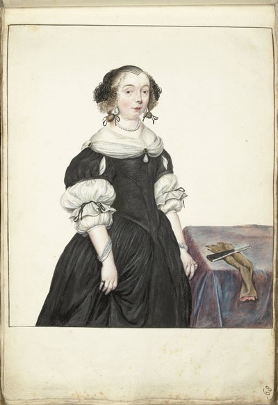 Portret kobiety autorstwa Gesina ter Borch