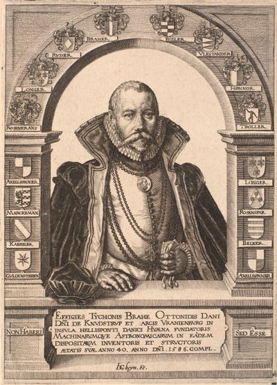 Tycho Brahe autorstwa Gheyn, Jacques II de