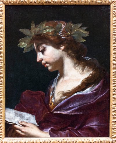 Poezja (olej na płótnie) autorstwa Giacinto Brandi