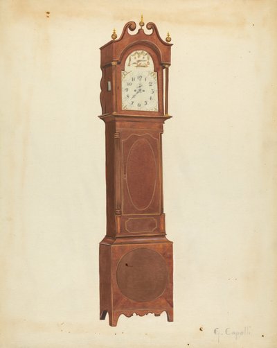 Zegar Dziadka, ok. 1900 r. 1935. autorstwa Giacinto Capelli