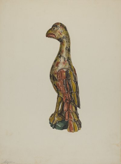 Pa. papuga niemiecka, ok. 1930 r. 1939. autorstwa Giacinto Capelli