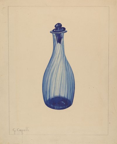 Butelka na wodę toaletową, 1937. autorstwa Giacinto Capelli