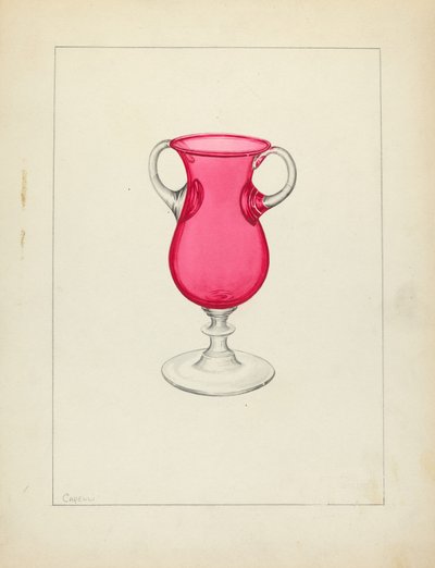 Wazon, ok. 1940. autorstwa Giacinto Capelli