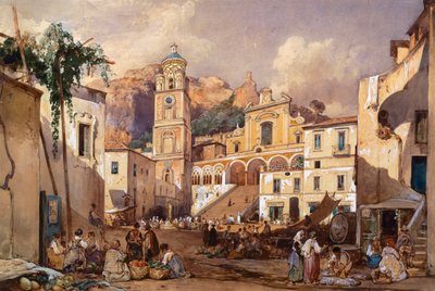 Katedra w Amalfi autorstwa Giacinto Gigante