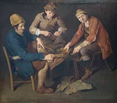 Szewcy autorstwa Giacomo (1698 1767) Ceruti