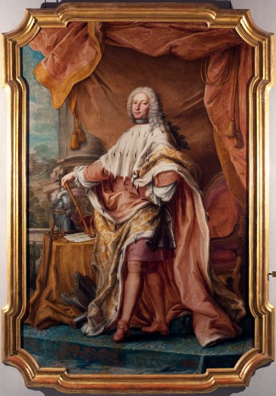 Portret doży Genes Gian Francesco II Brignole Sale (Brignole-Sale) (1695-1748) Obraz Jacopo (o Giacomo) Antonio Boni (1688-1766) 1747-1748 Nd 266x179 cm Genes, Musei di Strada Nuova (ex Czerwony Pałac) autorstwa Giacomo Boni