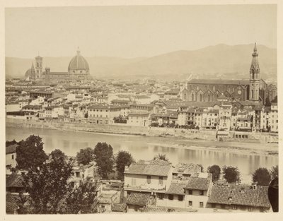 Florencja. Panorama autorstwa Giacomo Brogi