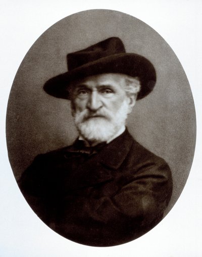 Portret Giuseppe Verdi autorstwa Giacomo Brogi