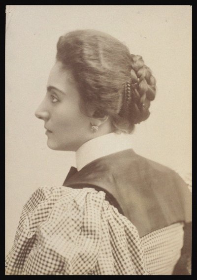 Portret Gemmy Bellincioni 1864-1950 autorstwa Giacomo Brogi