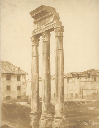 [Ruiny rzymskie], lata 60. XIX wieku. autorstwa Giacomo Caneva.
