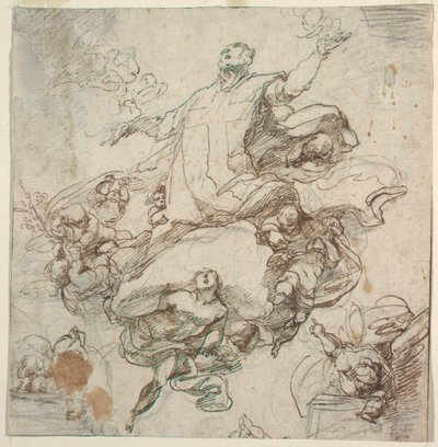 Gloryfikacja św. Filippo Neri autorstwa Giacomo Farelli