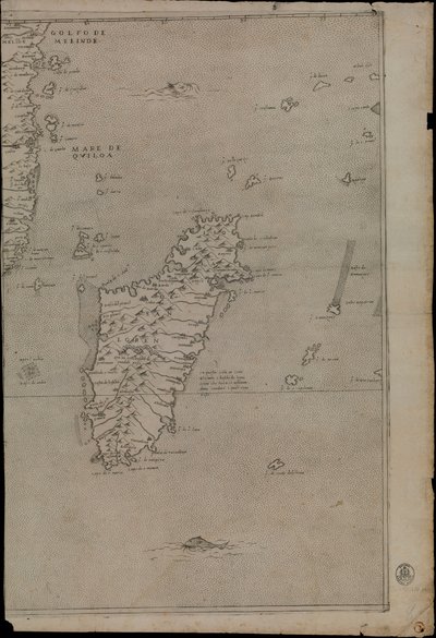 Mapa Afryki autorstwa Giacomo Gastaldi