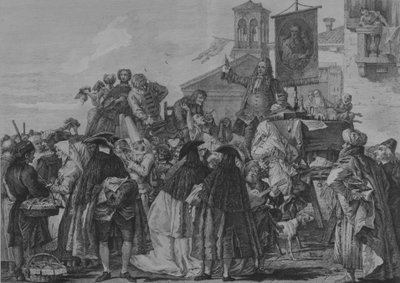 Dentysta znachor, 1765. autorstwa Giacomo Leonardis