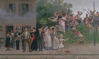 Odejście króla autorstwa Giacomo Mantegazza