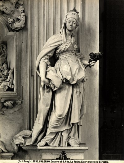 Królowa Estera (tynk) autorstwa Giacomo Serpotta