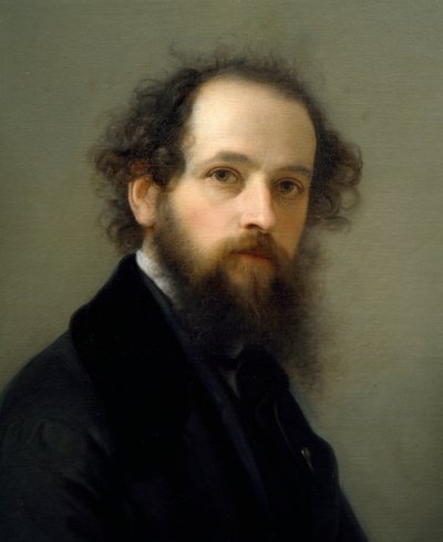 Autoportret, Giacomo Trecourt (1812-1882), olej na płótnie autorstwa Giacomo Trecourt