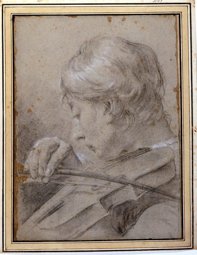 Skrzypaczka. GP Piazzetta (1683-1754). Mediolan, Brera. autorstwa Giambattista Piazzetta