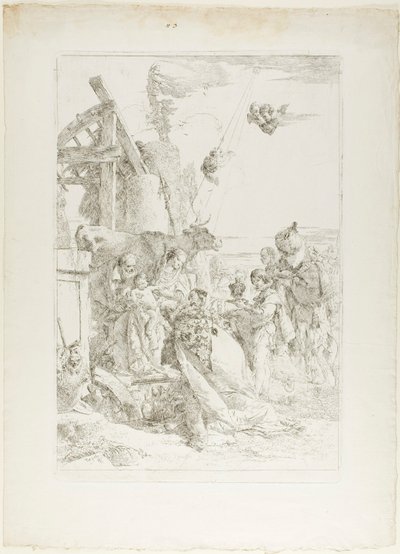 Adoracja Trzech Króli autorstwa Giambattista Tiepolo