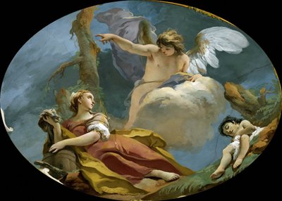 Hagar i Ismael na pustyni, ok. 1728 r. autorstwa Giambattista Tiepolo