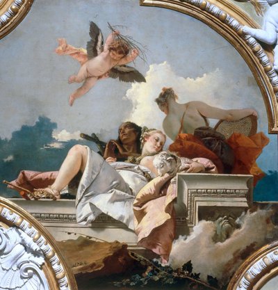 Pokuta, pokora i prawda, 1744. autorstwa Giambattista Tiepolo