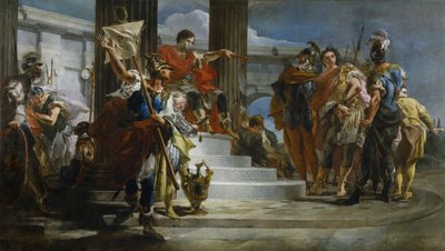 Scypion Afrykański uwalnia Massiva autorstwa Giambattista Tiepolo