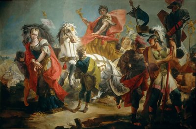 Triumf Aurelian. autorstwa Giambattista Tiepolo