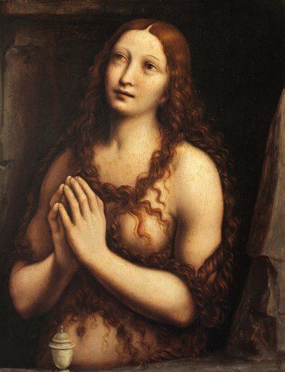 Skruszona Maria Magdalena, pierwsza połowa XVI w. autorstwa Giampietrino