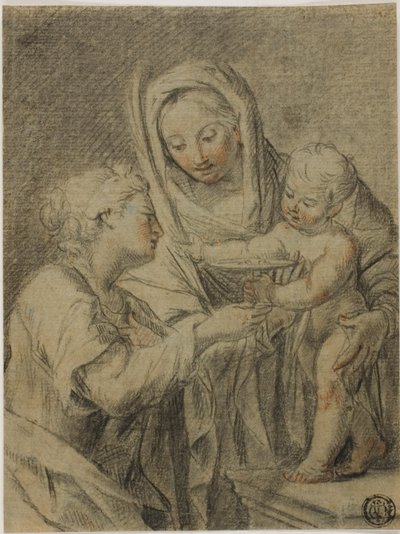 Dziewica z Dzieciątkiem i św. Łucja autorstwa Gian Girolamo Bonesi
