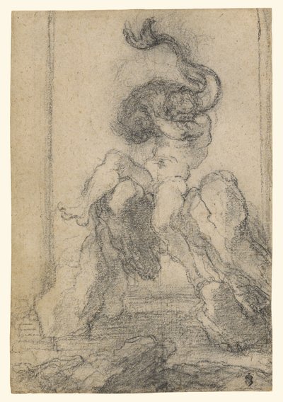 Morski bóg z delfinem autorstwa Gian Lorenzo Bernini