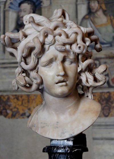 Głowa Meduzy, 1630 autorstwa Gian Lorenzo Bernini