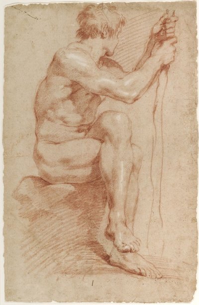 Siedzący akt męski autorstwa Gian Lorenzo Bernini