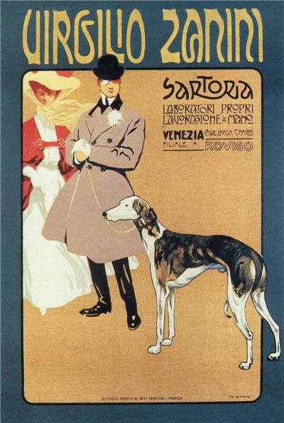 Virgilio Zanini Krawiectwo, 1900 autorstwa Gian Luciano Sormani