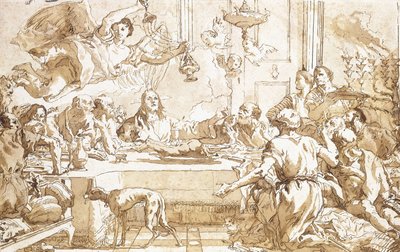 Ostatnia Wieczerza, autorstwa Giovanni Domenico Tiepolo