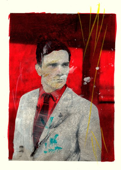 Portret Pierpaolo Pasoliniego, 2014 (media mieszane) autorstwa Gianluca Costantini