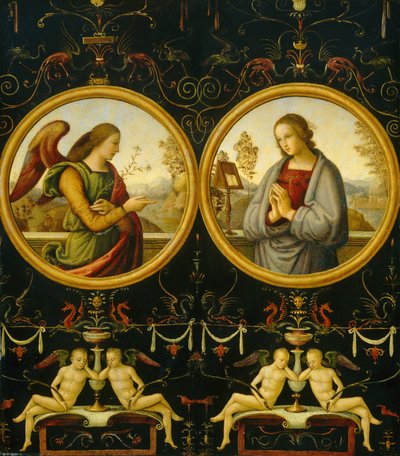 Zwiastowanie, 15101515. autorstwa Giannicola di Paolo