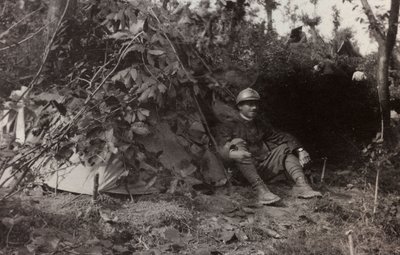 Album "Pictures of War II": Żołnierze włoscy w Val Chiusone do Podsenicy, 09/1917 (zdjęcie czarno-białe) autorstwa Gigliucci Gigliucci