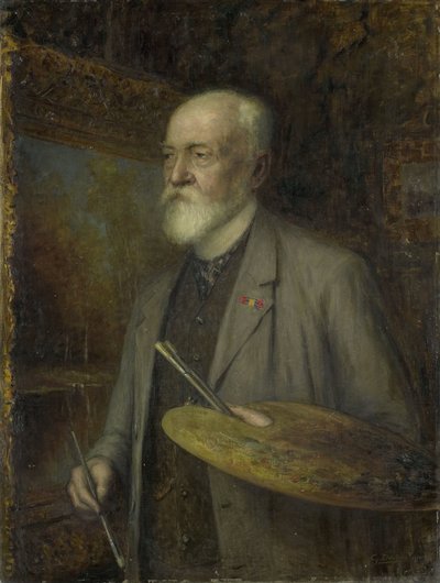 Johannes Gijsbert Vogel (1828-1915), malarz autorstwa Gijsbertus Derksen