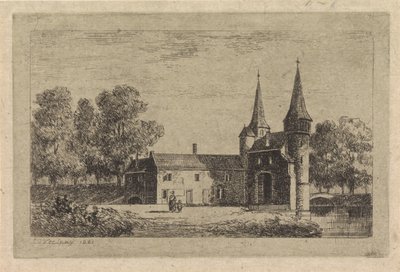 Wschodnia Brama w Delft autorstwa Gijsbertus Johannes Verspuy