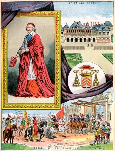 Kardynał Richelieu, 1898 autorstwa Gilbert
