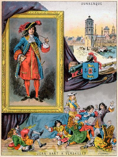 Jean Bart, francuski dowódca marynarki i korsarz, 1898 autorstwa Gilbert