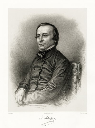 Edouard René Lefebvre de Laboulaye, 1865-66 autorstwa Gilbert