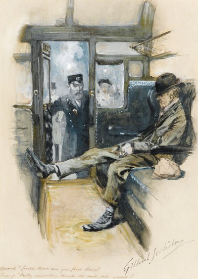 Straż Pociągu (wc na papierze) autorstwa Gilbert Holiday