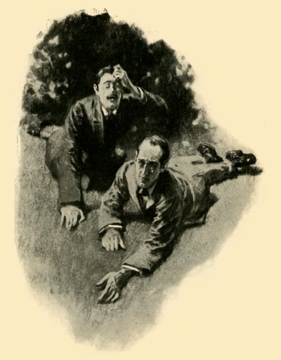 Przeskoczyliśmy przez drzwi..., 1910. autorstwa Gilbert Joseph Holiday