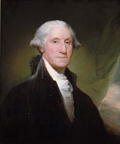 Jerzy Waszyngton (1732-99) (olej na płótnie) autorstwa Gilbert Stuart