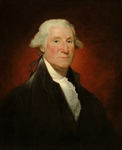 Jerzy Waszyngton (portret Vaughana) autorstwa Gilbert Stuart