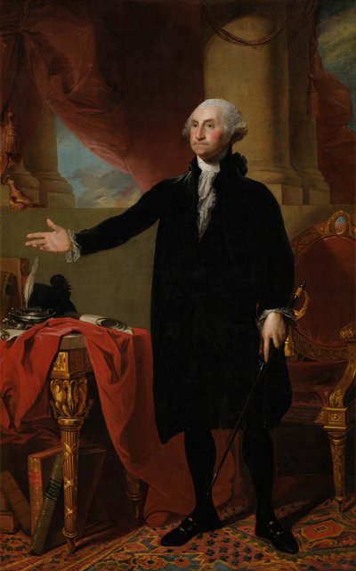 Jerzego Waszyngtona autorstwa Gilbert Stuart