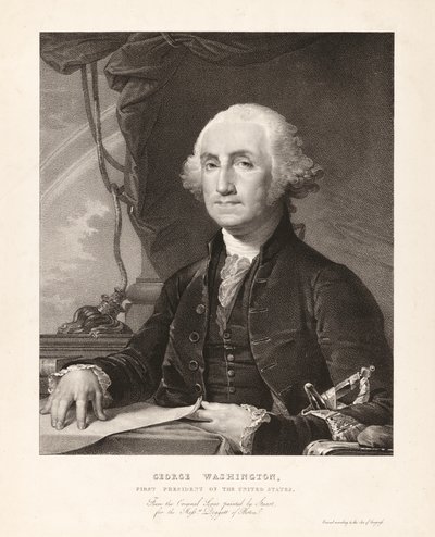 Jerzy Waszyngton autorstwa Gilbert Stuart