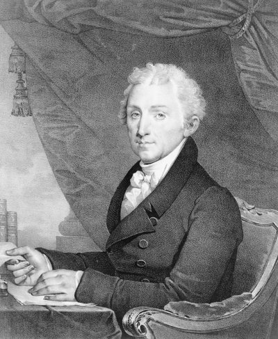 James Monroe, piąty prezydent Stanów Zjednoczonych autorstwa Gilbert Stuart
