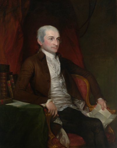 John Jay, początek 1784, ukończony do 1818. autorstwa Gilbert Stuart