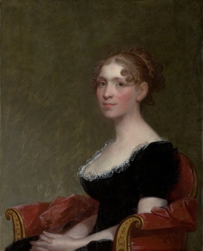 Pani Charles Davis (Eliza Bussey) (1783-1841), c.1808-09 (olej na desce) autorstwa Gilbert Stuart